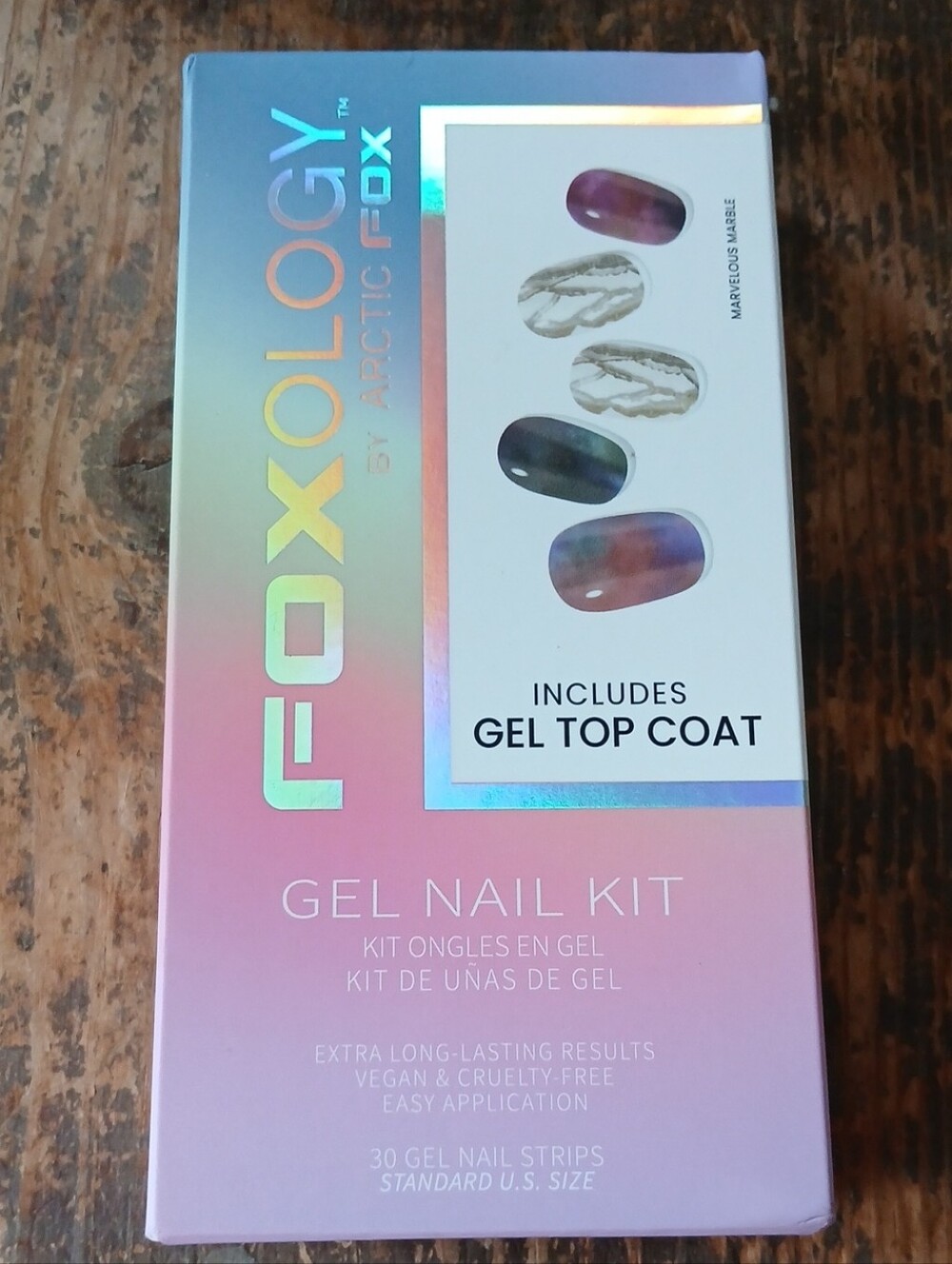 Foxology Gel Nail Kit by Arctic Fox - Marvelous Marble